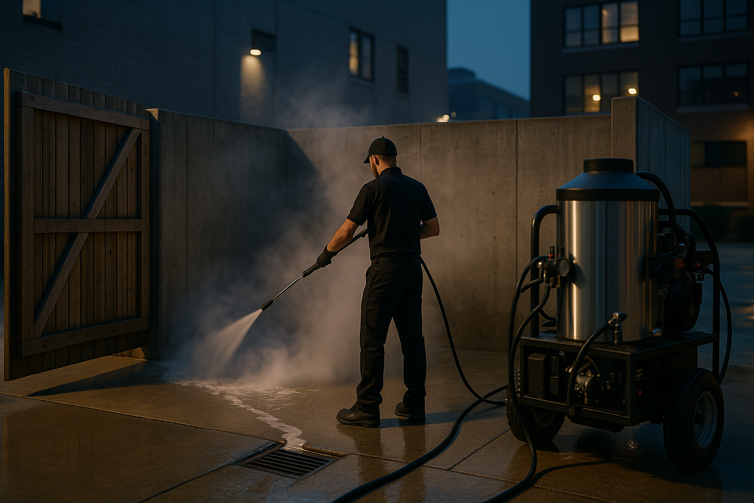 Dumpster Pad & Cleaning